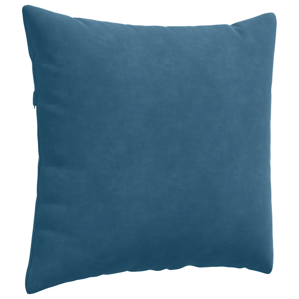 Cuscini da Divano 2 pz-Set di 2 Cuscini per Sofa Blu 50 x 50 cm Tessuto in Cords 517135