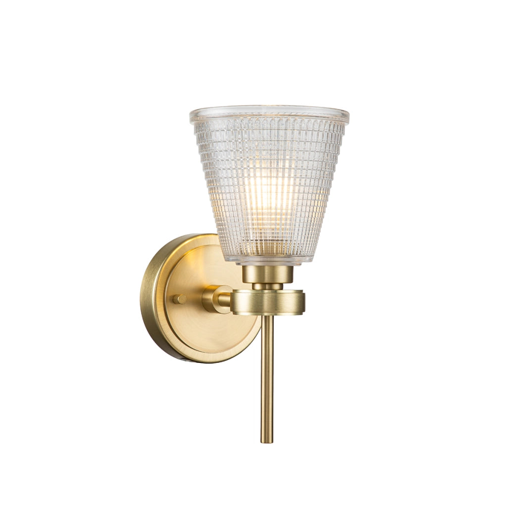 Applique bagno ottone spazzolato Gunnislake G9 LED Elstead