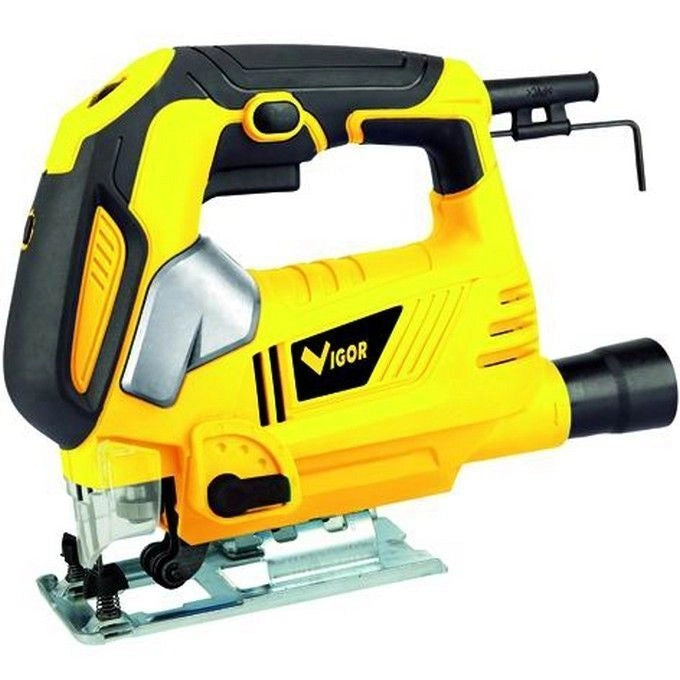 Vigor VST-80E Seghetto Alternativo 810 W con Guida Laser e Sgancio Rapido Inclinazione 45° colore Nero
