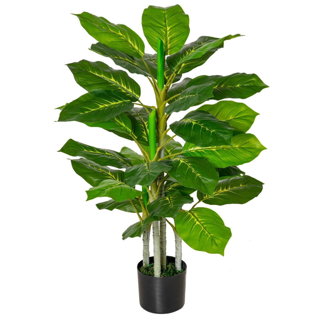 Albero Finto 95 cm ¨C Minimal ¨C Pianta Artificiale con Vaso
