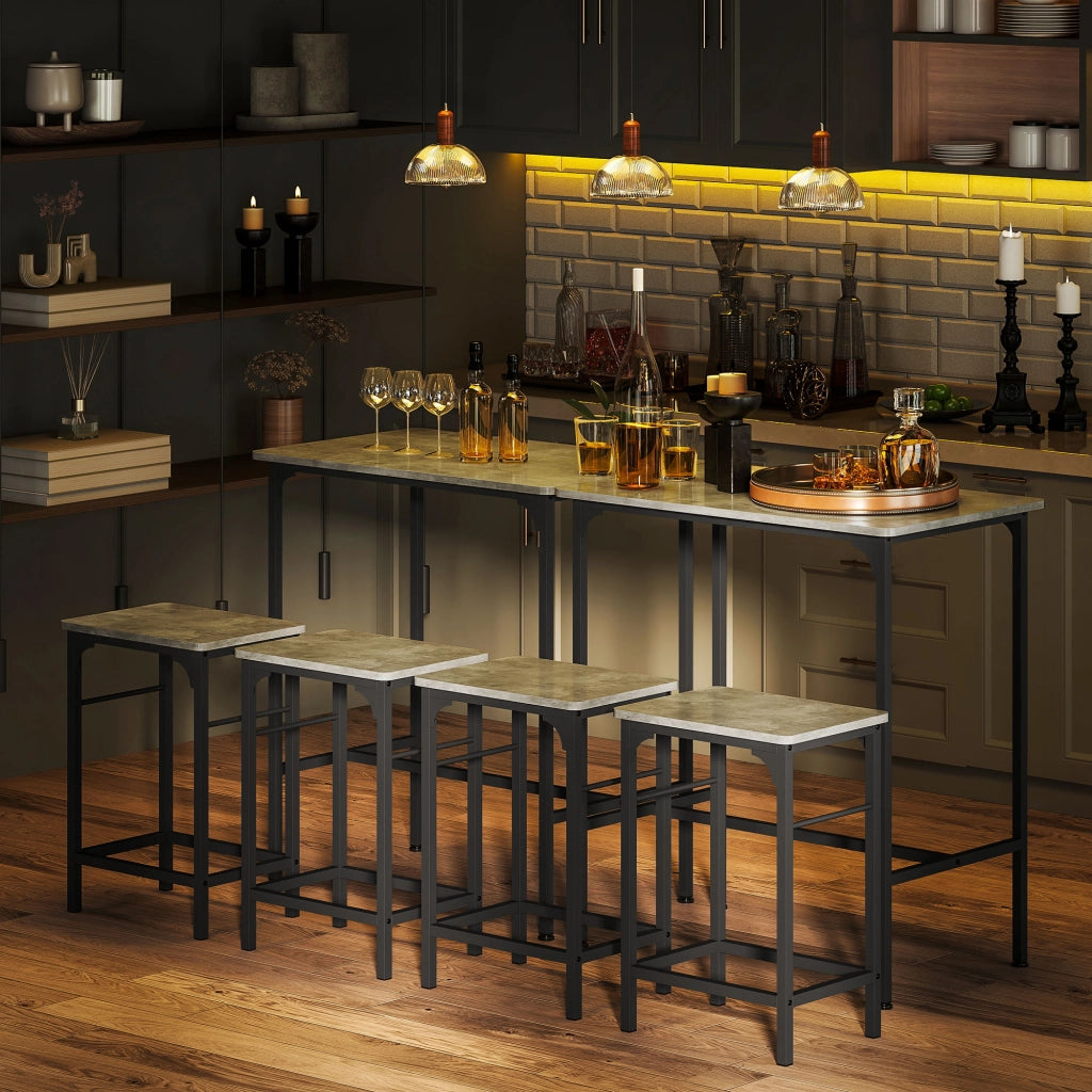 Tavolo da pranzo ¨C Minimal ¨C Grigio 120x80x75 cm