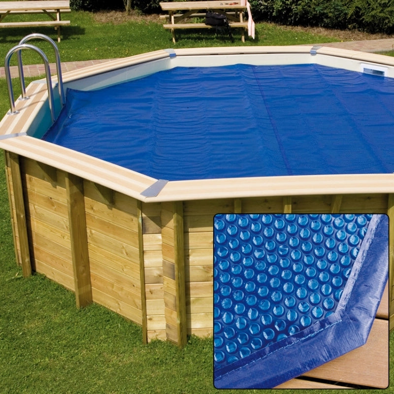 Copertura Isotermica A Bolle 8,10 X 4,20 M, Per Piscina In Legno Ottagonale Allungato Northwood 8,60 X 4,70 M Dimensione piscina: Ø 4.30 m
