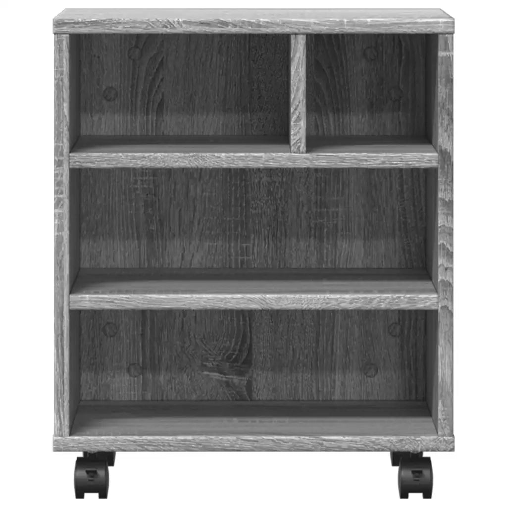 Supporto per Stampante con Ruote Grigio Sonoma 41x32x48 cm CFW6976077