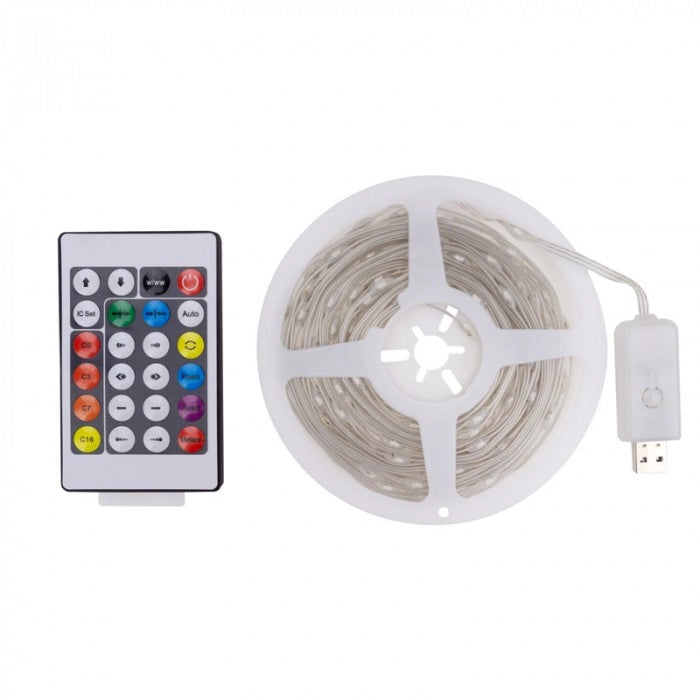 Catena luci LED 10m 200 RGB Bluetooth USB IP65 Ecolight