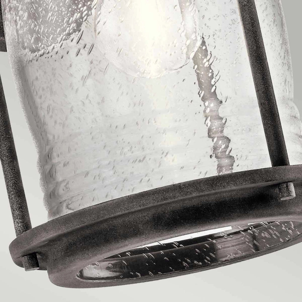 Applique esterna parete zinco anticato E27 60W Kichler