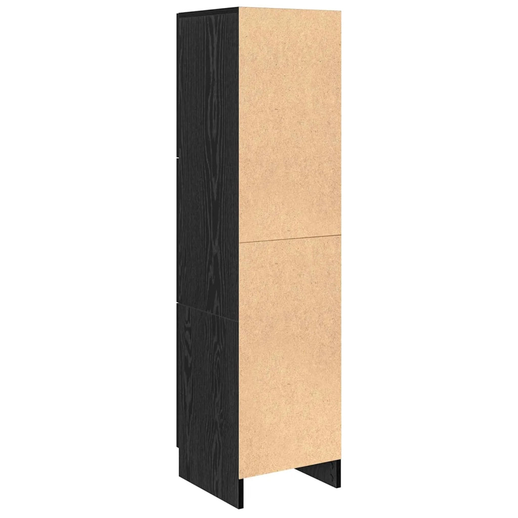 Credenza Rovere Nero 31.5 x 32 x 122.5 cm 869347