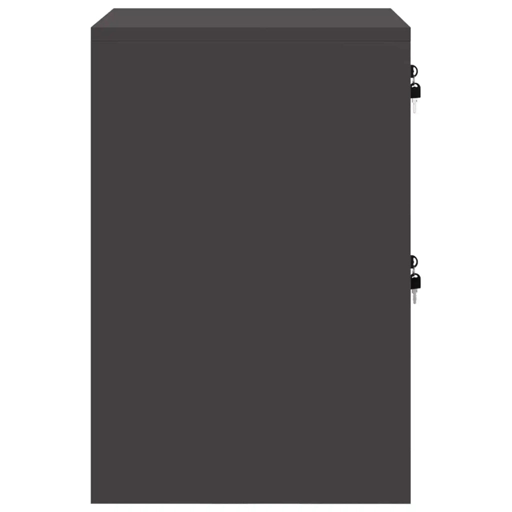 Armadio per File con cassetto Geometrico Nero 44 x 50 x 74,5 cm CFW7768936
