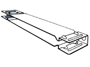 TRAVERSINO PER SCAFFALE A GANCIO- - mm.600 - 2 pezzi PROMETAL