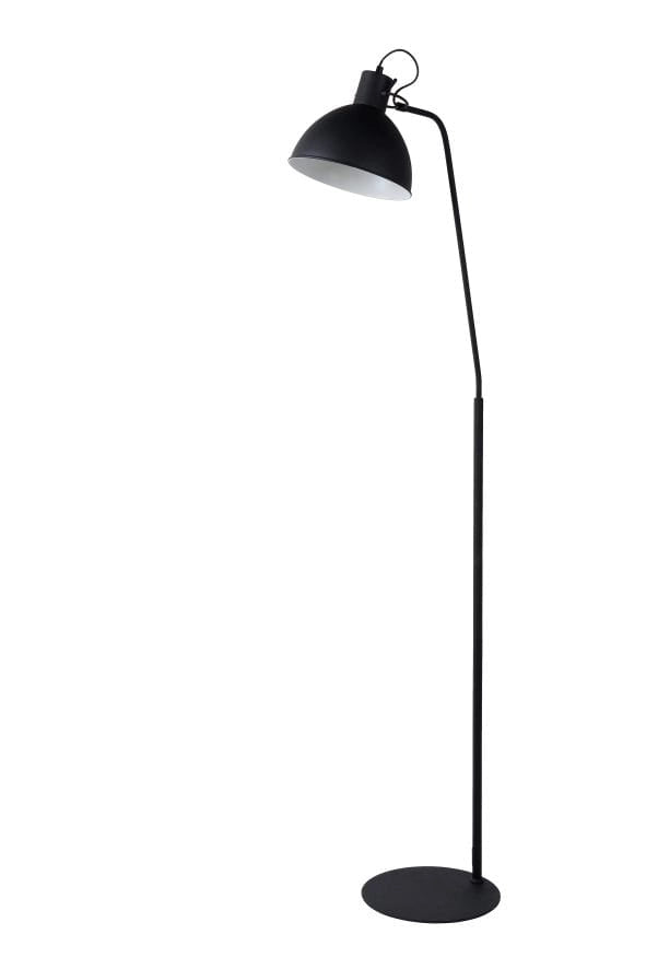 Lampada da terra Lucide Shadi nera metallo E27 60W