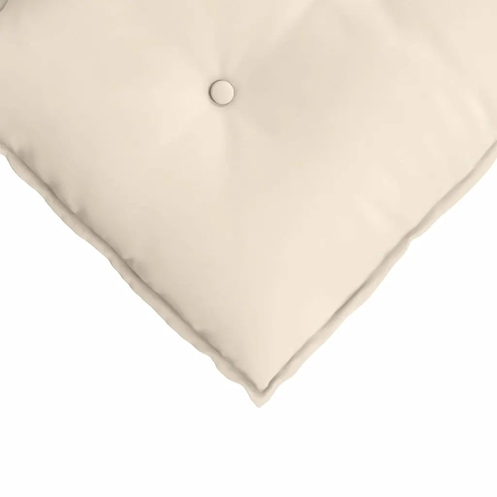 Cuscino per Schiena Beige 120 x 50 cm Tessuto in Microfibra 42014821