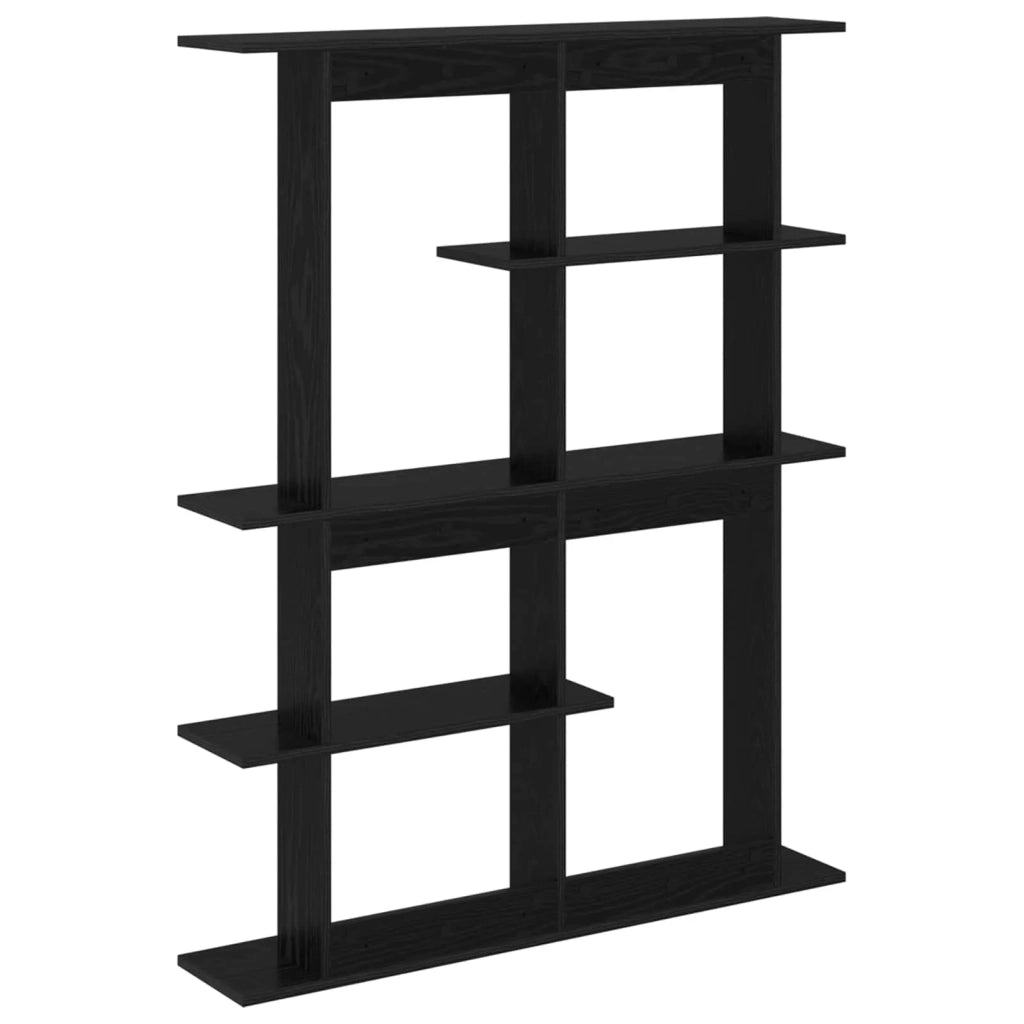 Scaffale da parete Rovere Nero 102 x 20 x 130 cm 8012053