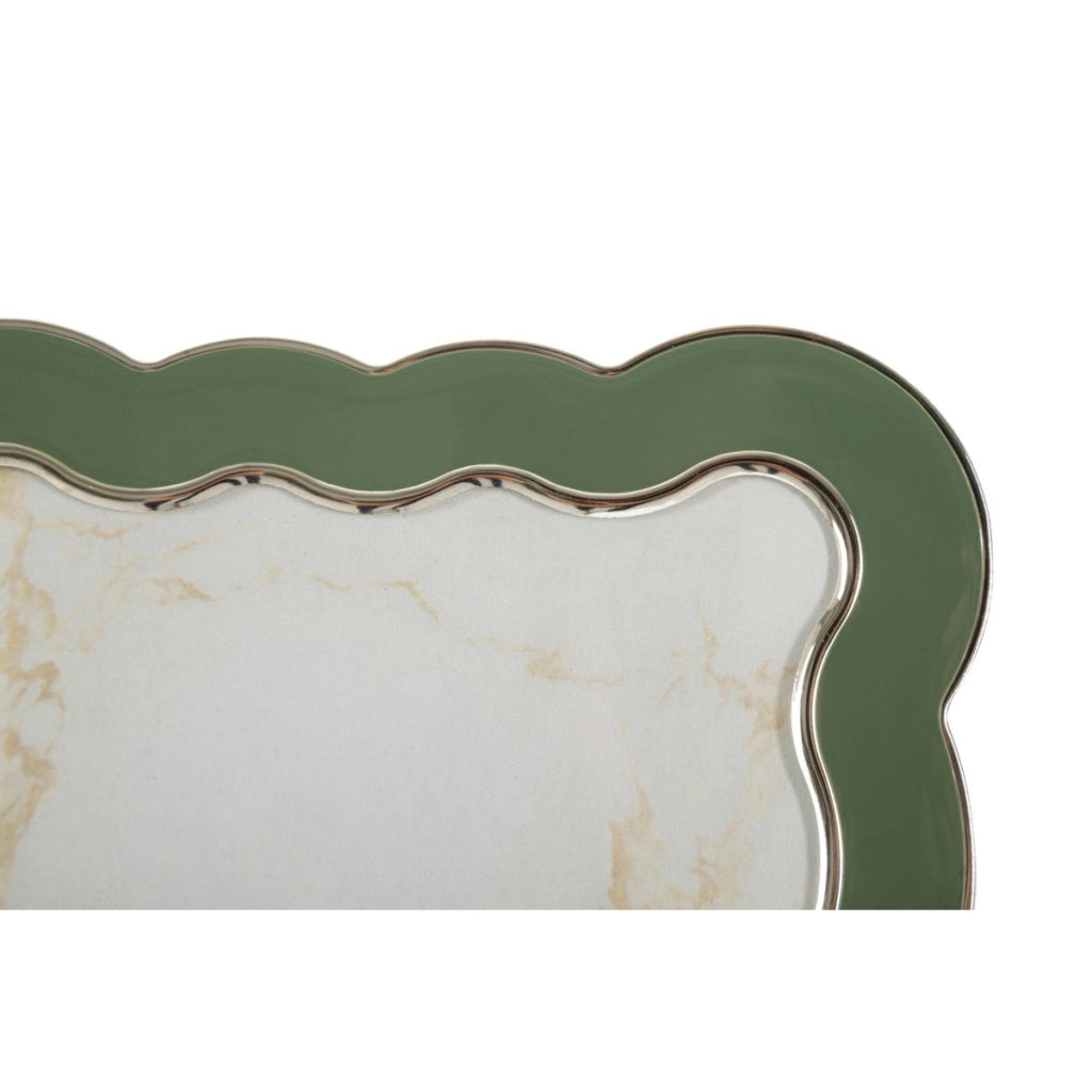 Portafoto VKH1014, Verde, Metallo, 15,7x1,3x21,1 cm