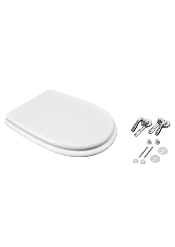 Sedile wc in mdf serie aretusina con cerniere in metallo regolabili