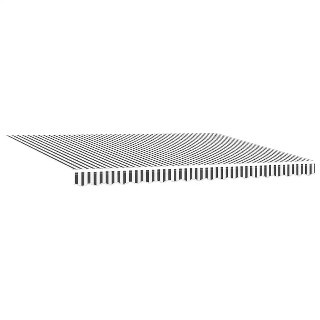 Tenda Retrattile Automatica LED Antracite e Bianco 450x300 cm 3215787