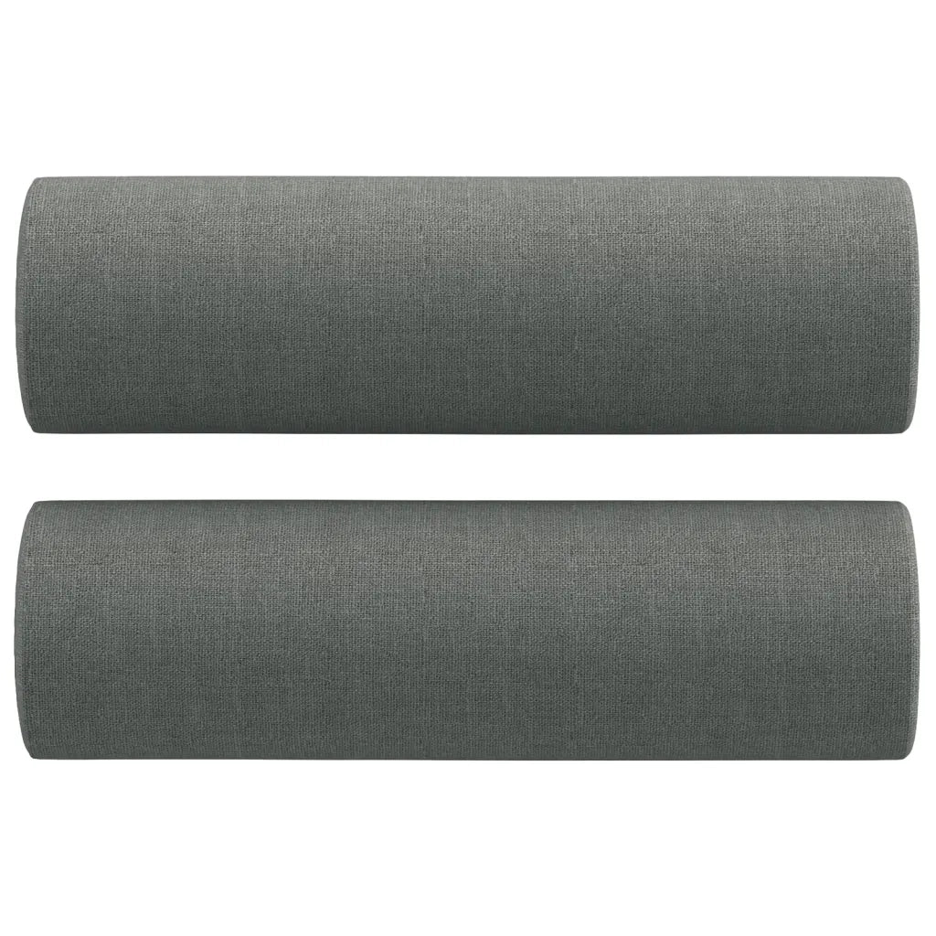 Divano a 2 Posti con Cuscini-Sofa 2 Posti con Cuscini Grigio Scuro 120 cm in Tessuto 515433