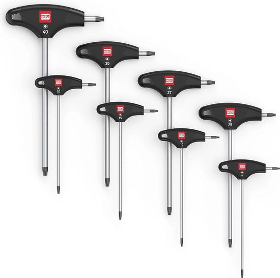 Set di chiavi a croce a 8 pezzi, TX9-40, con HybridTouch