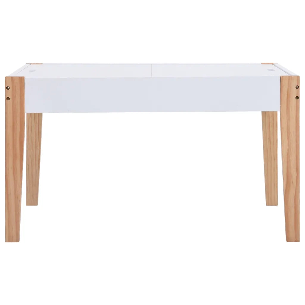 Set Sedie e Tavolo Lavagna per Bambini 3 pz Nero e Bianco 286189