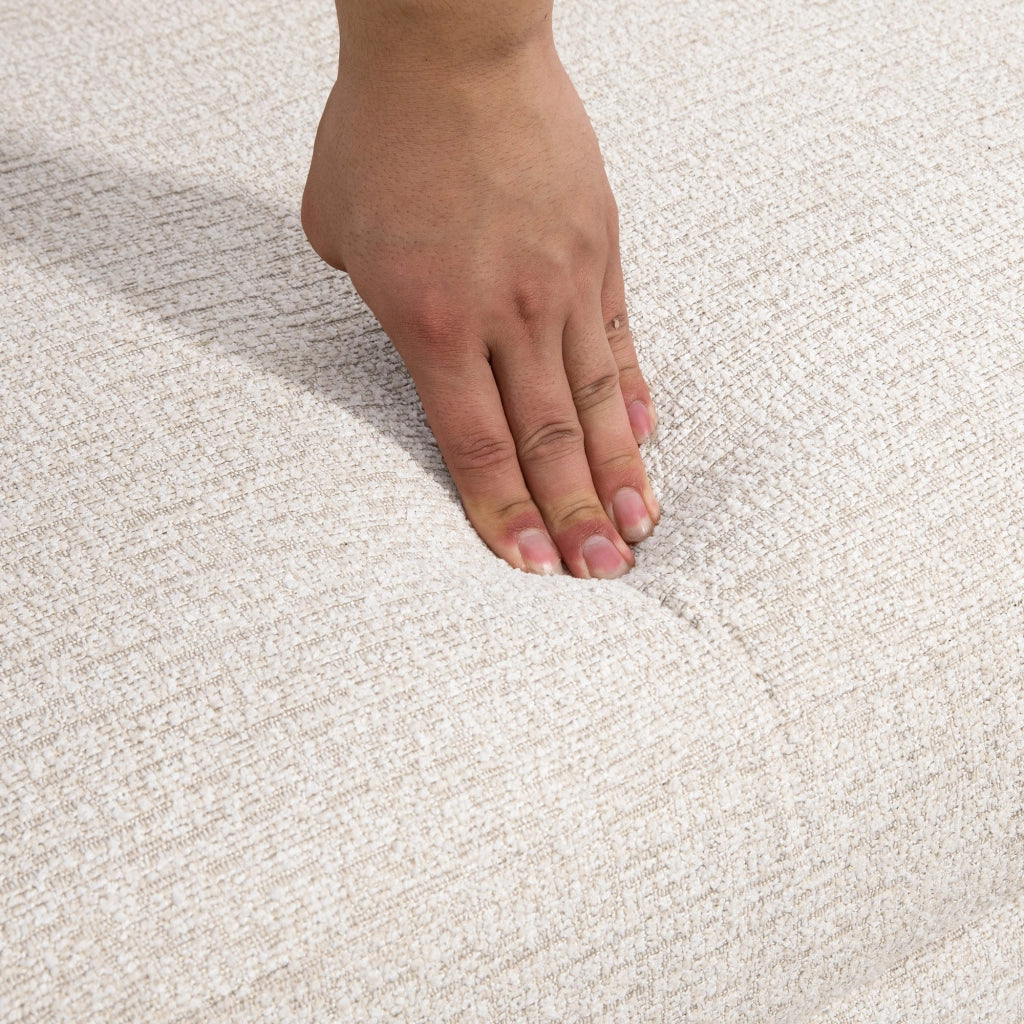Divano 2 posti ¨C Xylo ¨C tessuto beige 134x71x82 cm