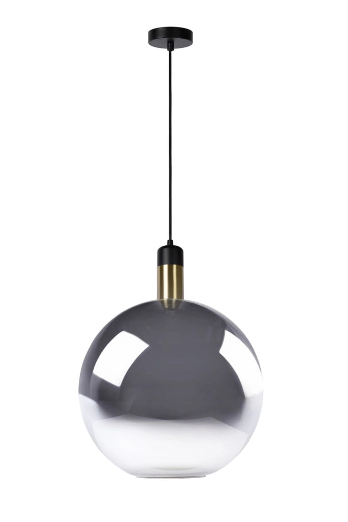 Lampada a sospensione Lucide Julius Ø40 nera E27 40W