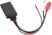 Adattatore Bluetooth per auto con connessione AUX a 2 RCA.