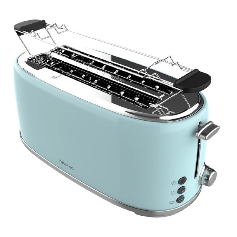 CECOTEC 03235 - Tostapane verticale Toast&Taste 1600 Retro Double Blue