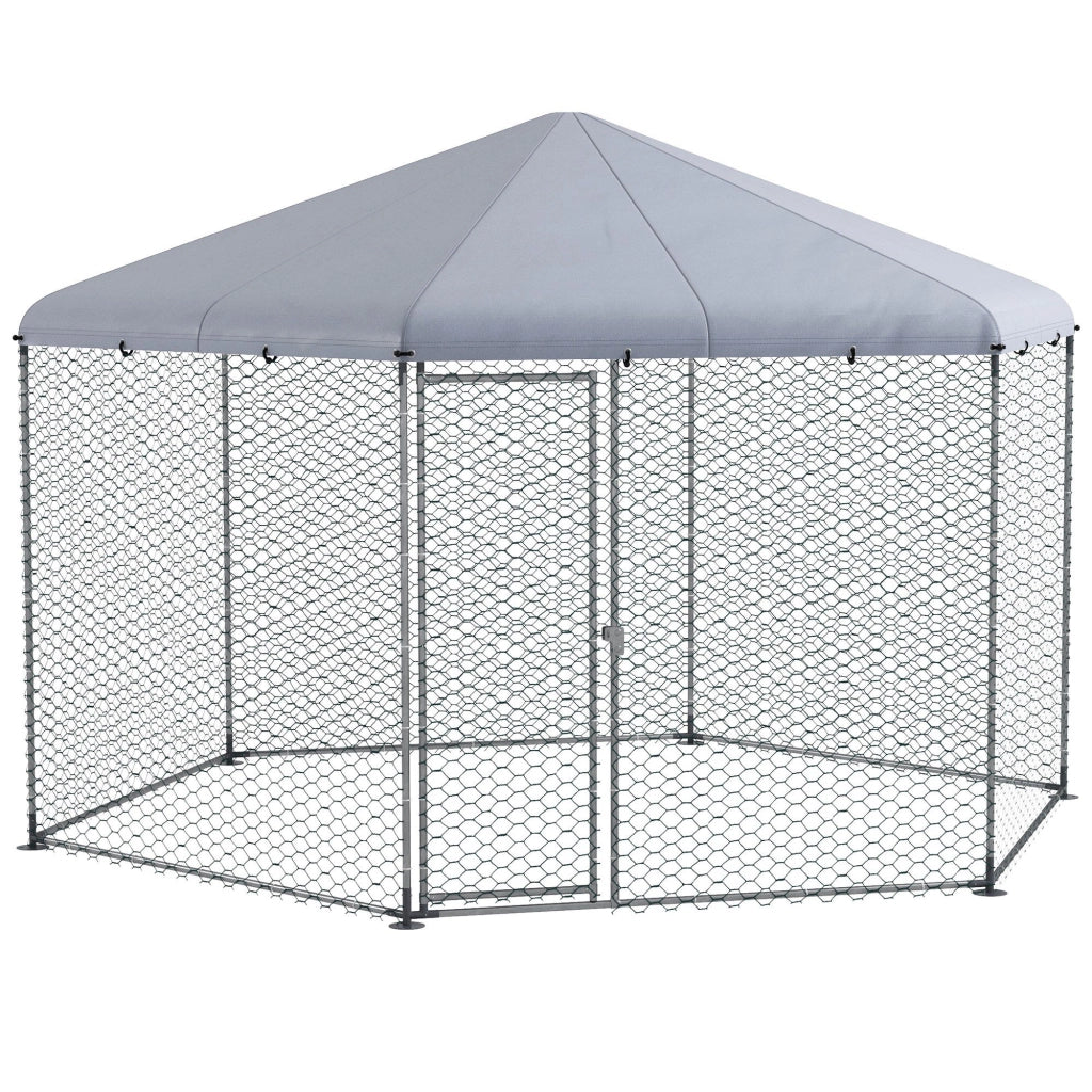 Recinto per Galline ¨C Minimal ¨C Acciaio, 4x3.5x2.6m