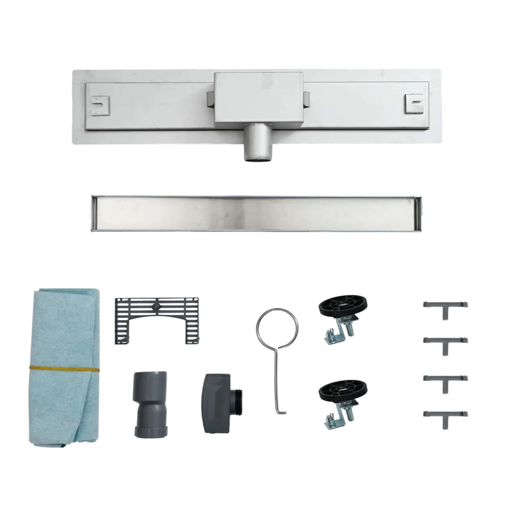 Drenaggio doccia 2 in 1 Argento 90 cm Acciaio Inox 304 42015941