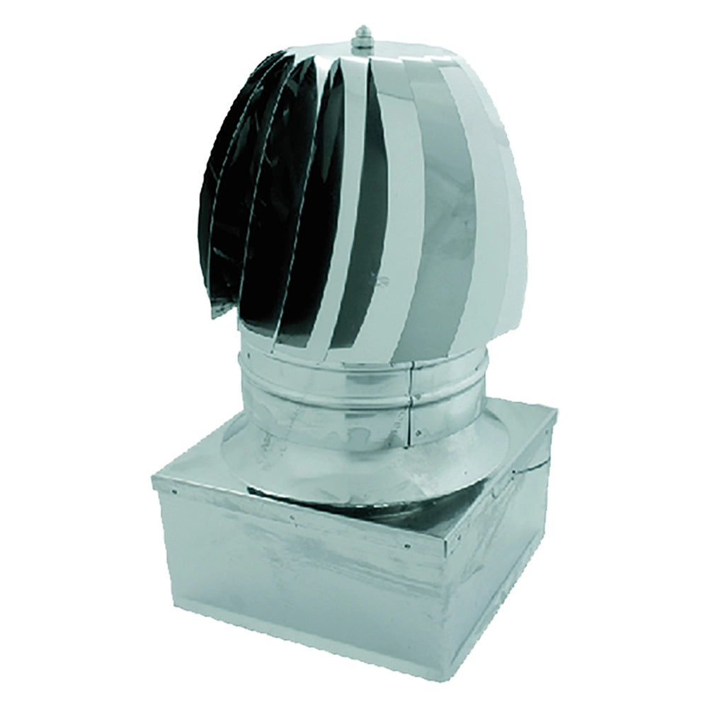 Fumaiolo in acciaio inox 25 x 25 cm