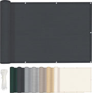 Ombrellone per balcone 100x600cm - Protezione dal vento e dalle radiazioni UV per Terrazza e Giardino