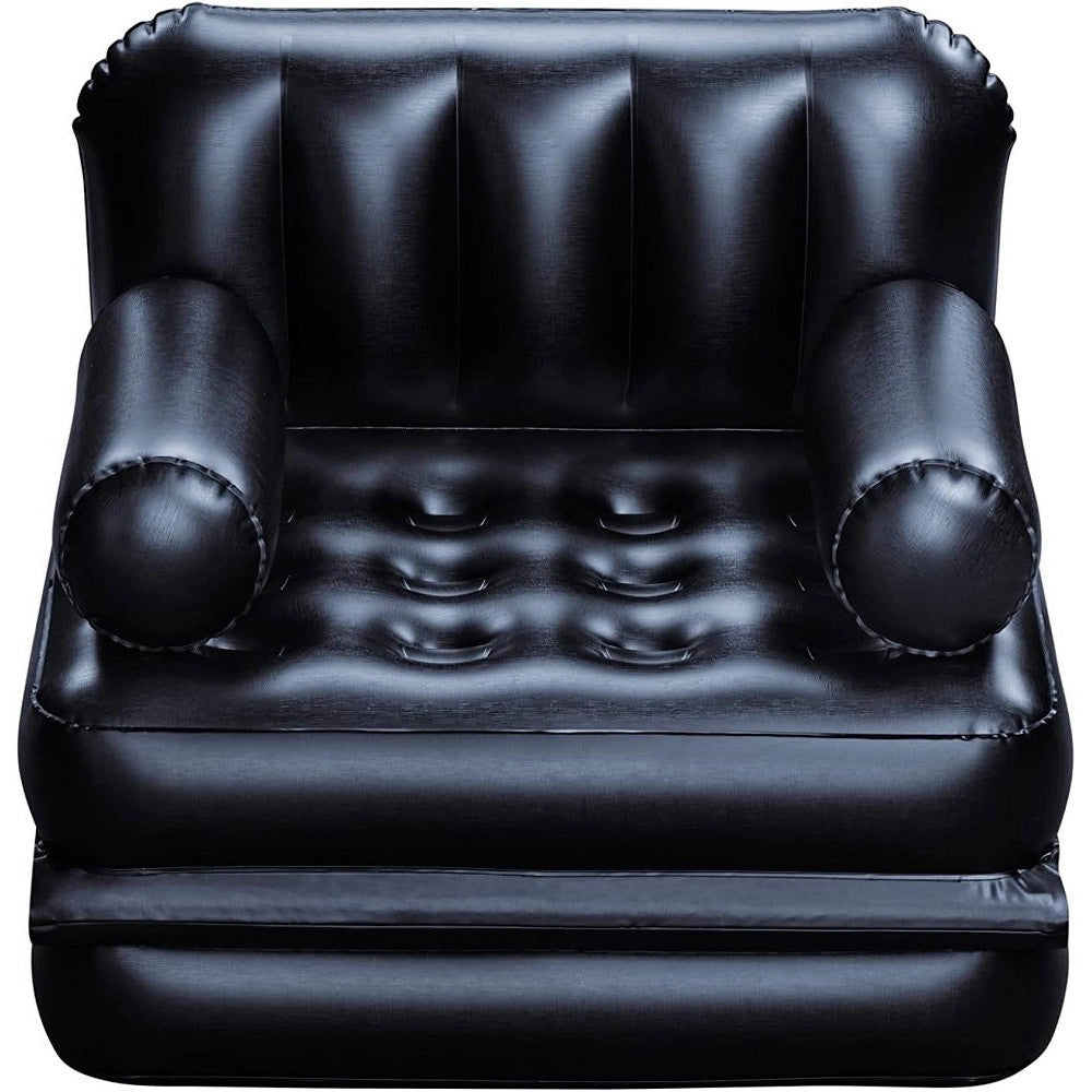 Trade Shop - Poltrona Divano Gonfiabile 4in1 Multi-max 191x97x64cm Pieghevole Floccata 75114 -