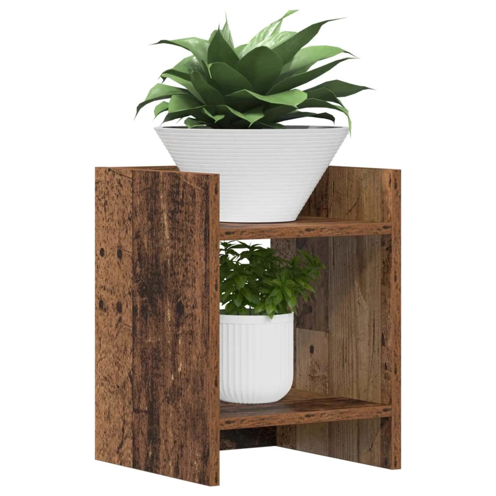 Supporto per piante | Sostegno per piante 2 pz Legno vecchio 30 x 30 x 40 cm