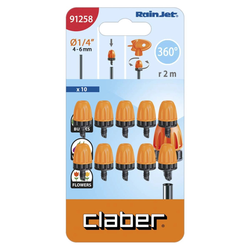 MICRONEBULIZZATORE SELF CLABER - RAINJET 91258 360  ° LT/H 29 1/4 CF=PZ 10- 10 confezioni