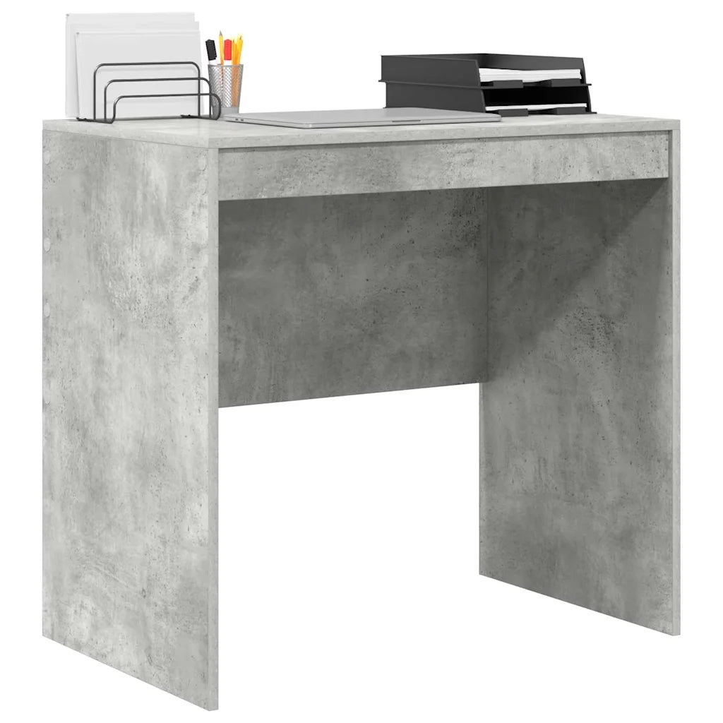 Scrivania | Tavolo da Ufficio Grigio cemento 80 x 50 x 76 cm