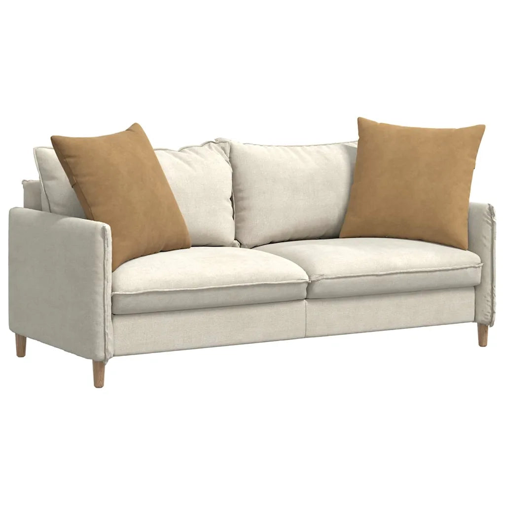 Cuscini da Divano 2 pz-Set di 2 Cuscini per Sofa Marrone 80 x 80 cm Tessuto in Cords
