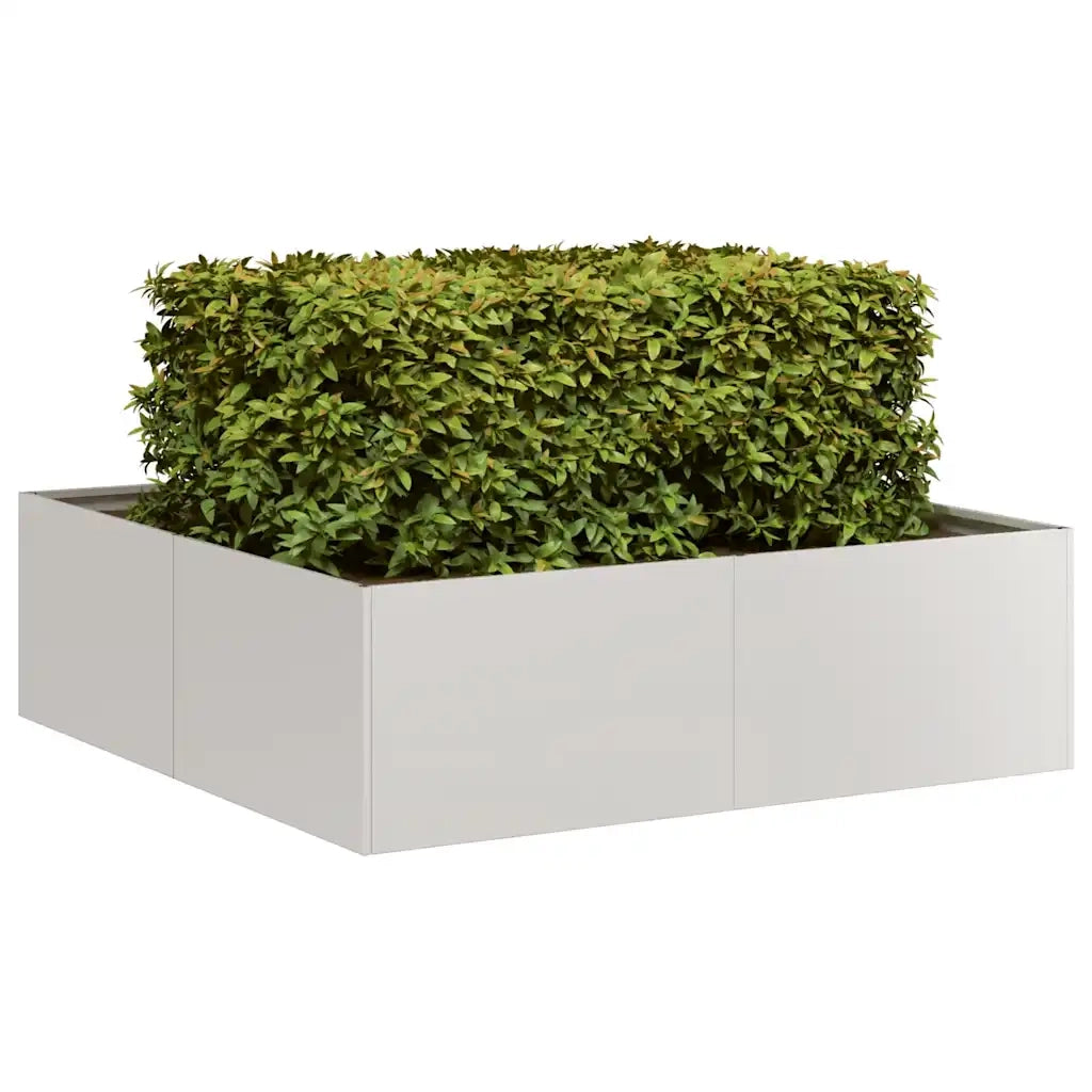 Fioriera 100x100x30 cm in Acciaio Inox 860812
