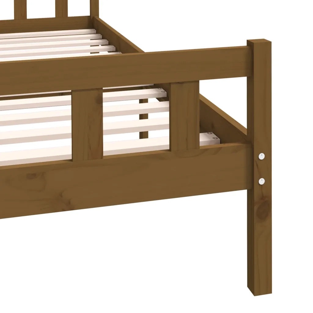 Giroletto senza Materasso Ambrato in Legno di Pino 120x200 cm 810677