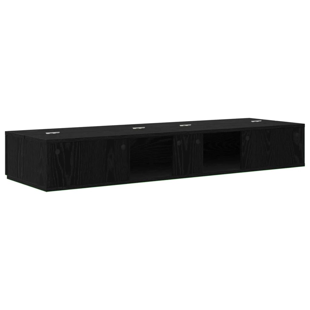 Scrivania studio Rovere Nero 152 x 40 x 19,5 cm 8006669