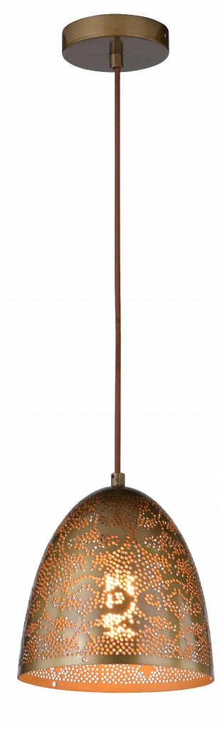 Lampada a sospensione Candellux Sfinks ottone Ø20cm