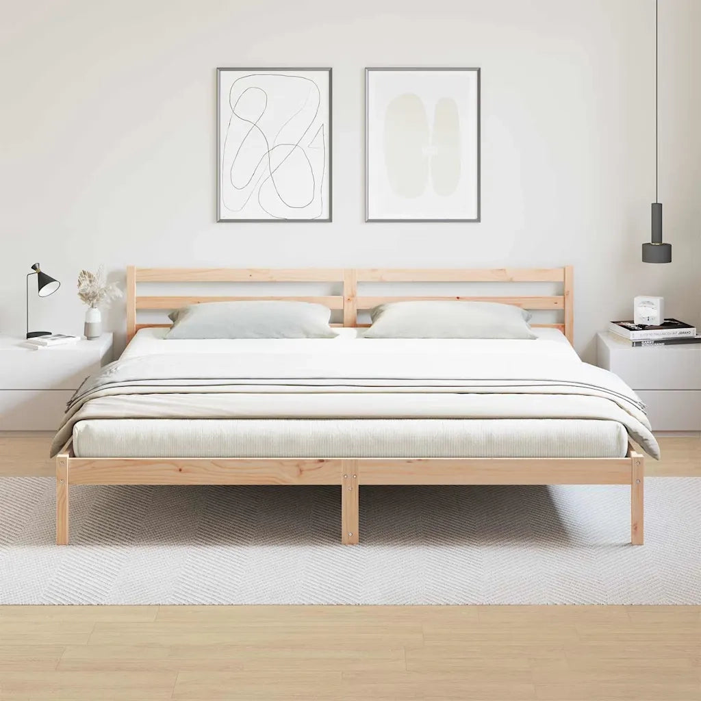 Struttura del letto-Giroletto Marrone 225,5 x 205,5 x 69,5 cm