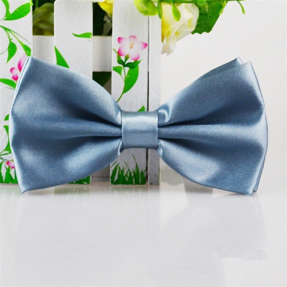 Trade Shop - Papillon Cravattino Bambino Seta Raso Bimbo Farfalla Per Cerimonie Vari Colori -