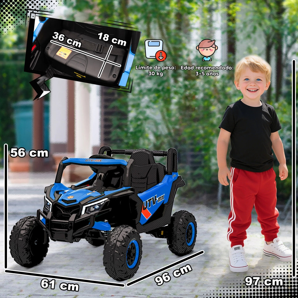 Auto Elettrica per Bambini UTV 12V ¨C Xylo ¨C Blu con Telecomando 2,4G