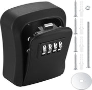 Cassaforte acqua resistente - grande - con 4 cifre - interno ed esterno - riserva di chiavi - cassaforte con codice