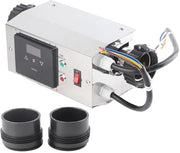 Piscina riscaldatore 2KW - Termostato digitale - Acciaio inossidabile - Installazione semplice - Adatto per SPA/piscine - Prestazioni durature - Termostato piscina