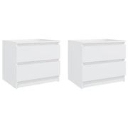 Comodini 2 pz  Bianchi 50x39x43,5 cm in Truciolato cod mxl 61510
