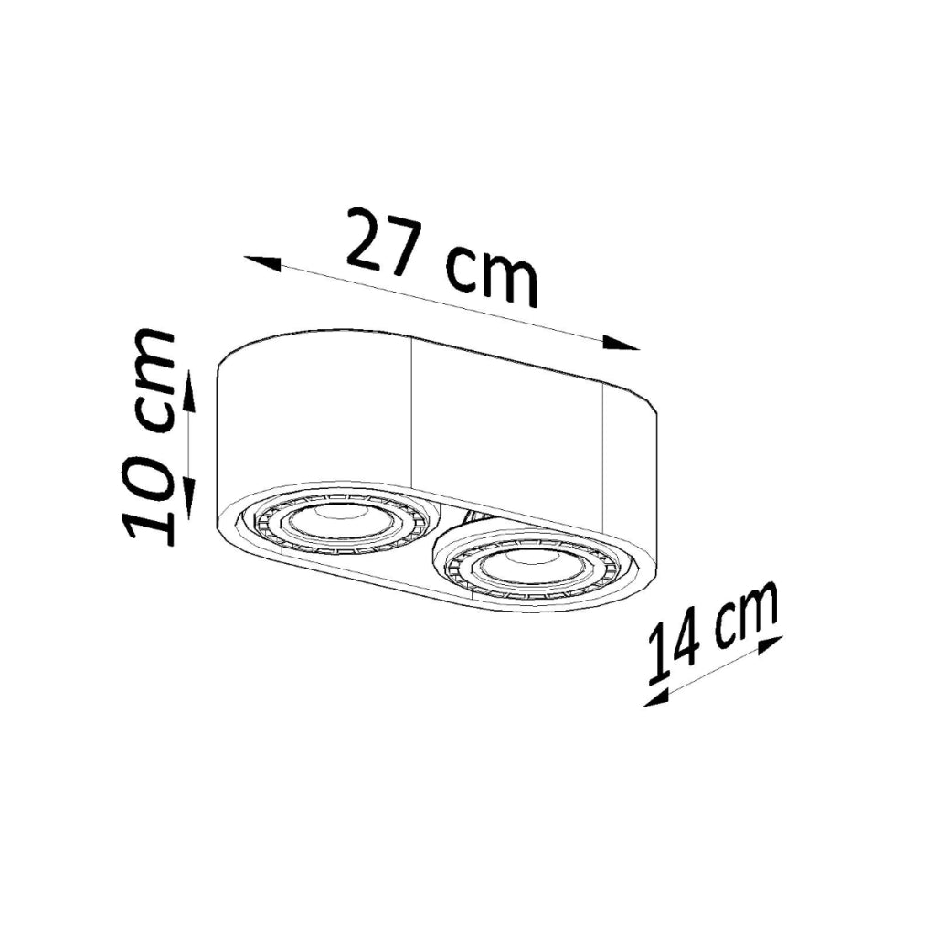 Lampada da soffitto BASIC 2 in legno naturale
