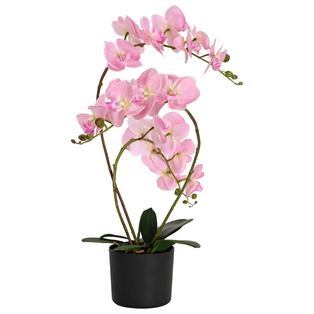 Pianta di Orchidea Artificiale con Vaso Rosa 45 x 15 x 65 cm CFW3656301