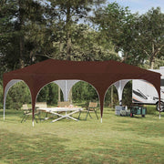Tenda per feste a pop-up Marrone 575 x 288 x 245 cm 42019885
