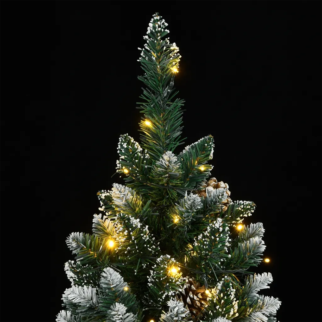 Albero Natale Artificiale con 150 LED 150 cm 3315774