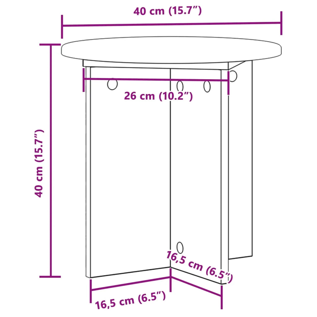 Supporto per piante | Sostegno per piante 2 pz Rovere Sonoma 40 x 40 x 40 cm