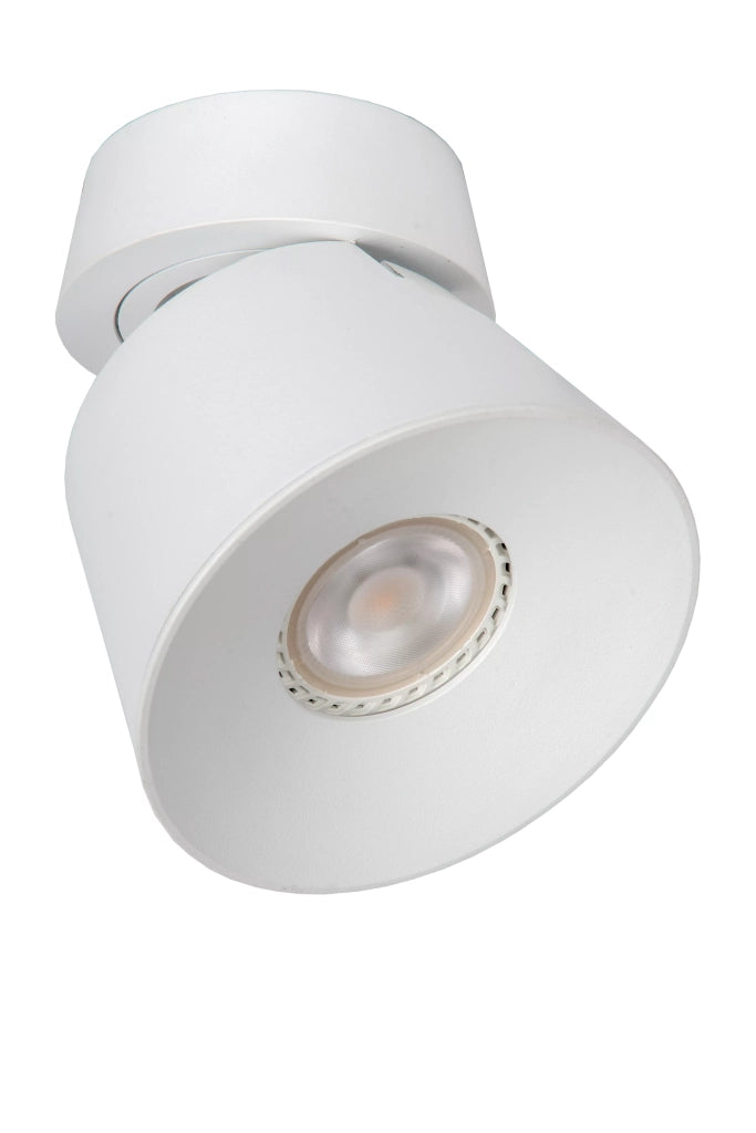 Spot soffitto bianco tondo Ø10 orientabile GU10 40W